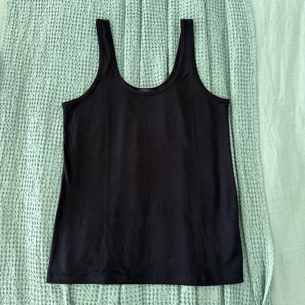 Theory Black Women's Tank Top